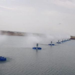 寧夏小南湖漂浮式蒸發器成功運行