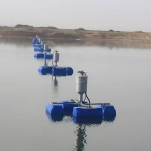 寧夏小南湖漂浮式蒸發器成功運行